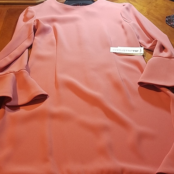 Jill Stuart Ruffled Bell Sleeve Dress - Rosewood - Picture 3 of 3